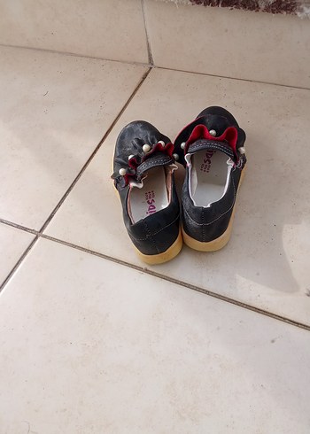 Kız Çocuk Siyah Fırfırlı Loafer Ayakkabı - Görsel 3