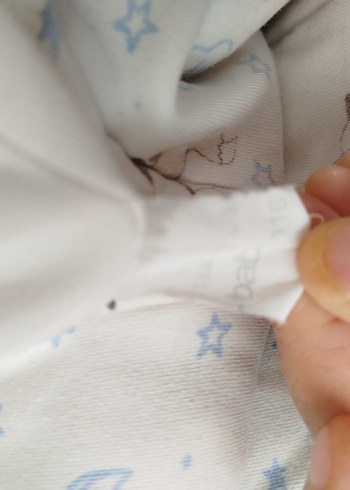 Bebek Erkek beyaz Fermuarlı Tulum - Görsel 2