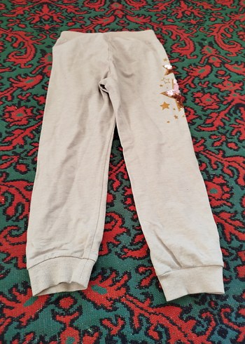 Nakışlı Gri Kız Çocuk Salaş Tayt - Görsel 3