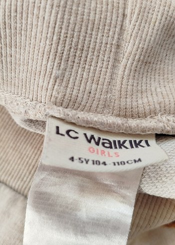 Nakışlı Gri Kız Çocuk Salaş Tayt - Görsel 4