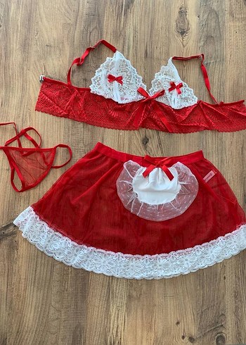 KIRMIZI HİZMETÇİ TAKIM - Görsel 3