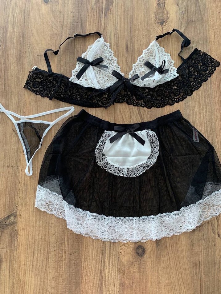 SİYAH HİZMETÇİ TAKIMI - Görsel 3