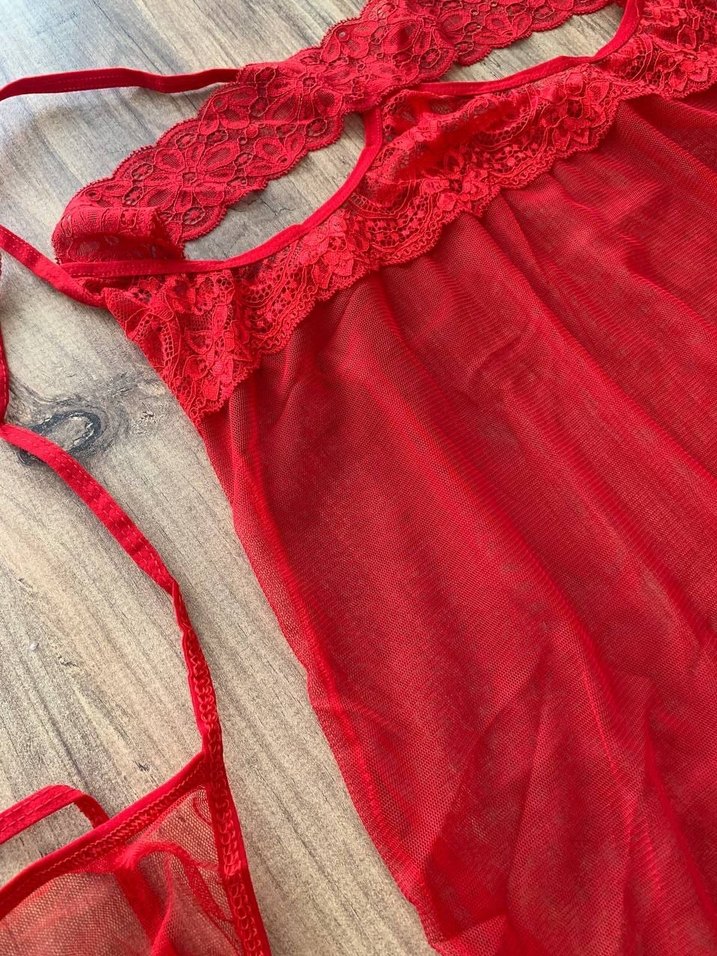 KIRMIZI GECELİK TAKIMI - Görsel 4