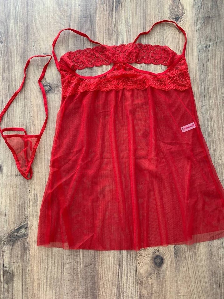 KIRMIZI GECELİK TAKIMI - Görsel 5