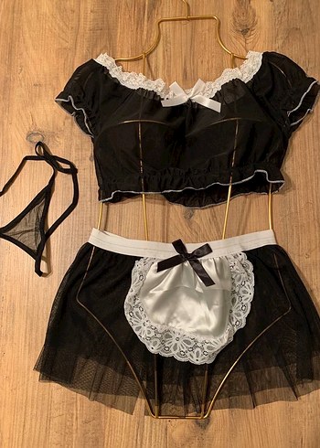 SİYAH ETEKLİ TAKIM - Görsel 3