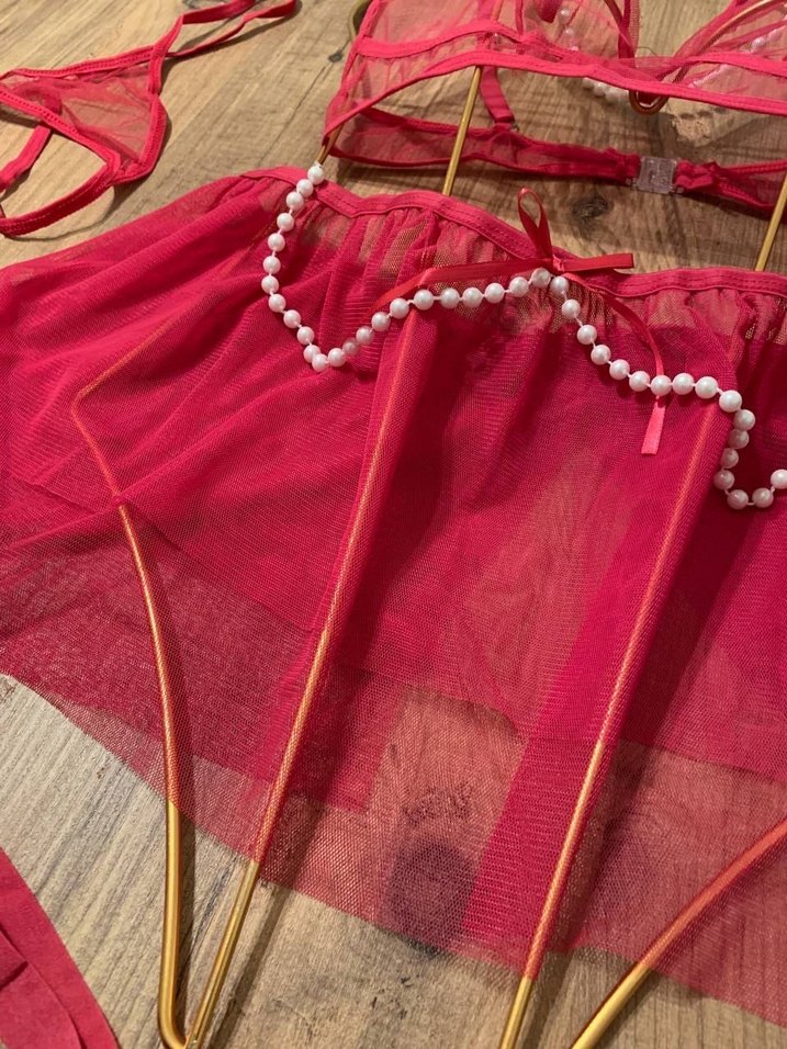 PEMBE ETEKLİ TAKIM - Görsel 5