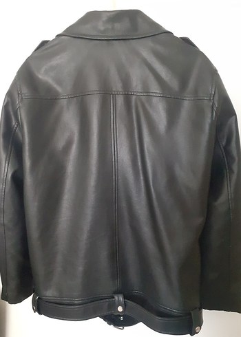 l Beden Stradivarius Oversize Deri Biker Ceket