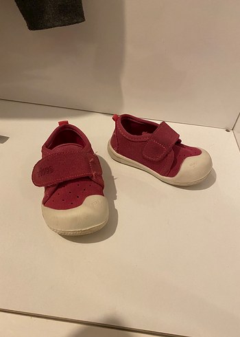 Kız Bebek Kırmızı İlk Adım Ayakkabısı