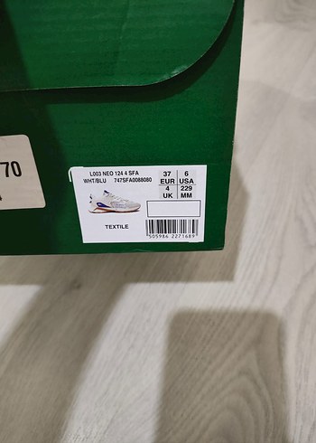 37 Beden beyaz Renk Beyaz Bağcıklı Lacoste bayan Spor Ayakkabı