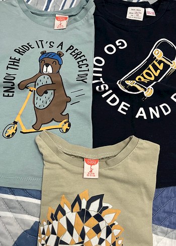 Erkek Çocuk Baskılı Uzun Kollu Tişört 18-24 ay koton ve zara - Görsel 2