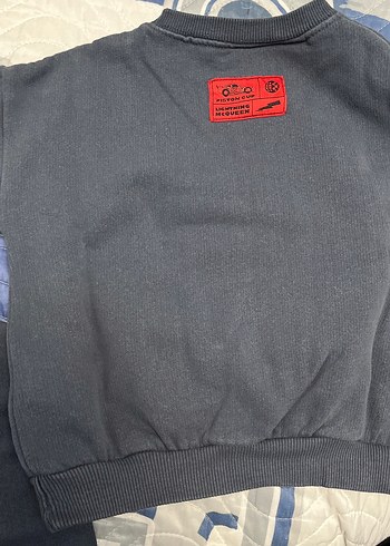 Gri Baskılı Erkek Çocuk Sweatshirt - Görsel 3