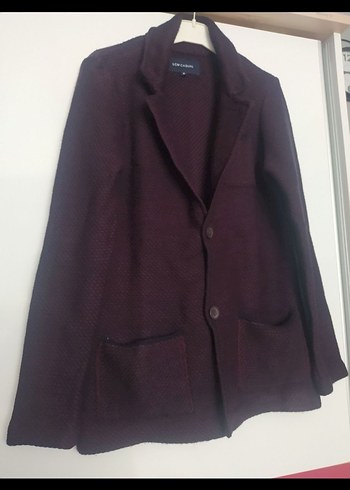 s Beden Bordo Düğmeli Blazer Ceket