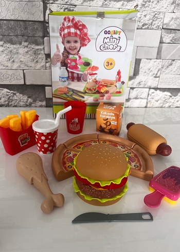 Renkli Mini Chers Çocuk Yemek Seti