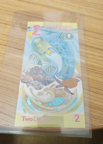 Doğu Karayipler Merkez Bankası İki Dolar - Görsel 2