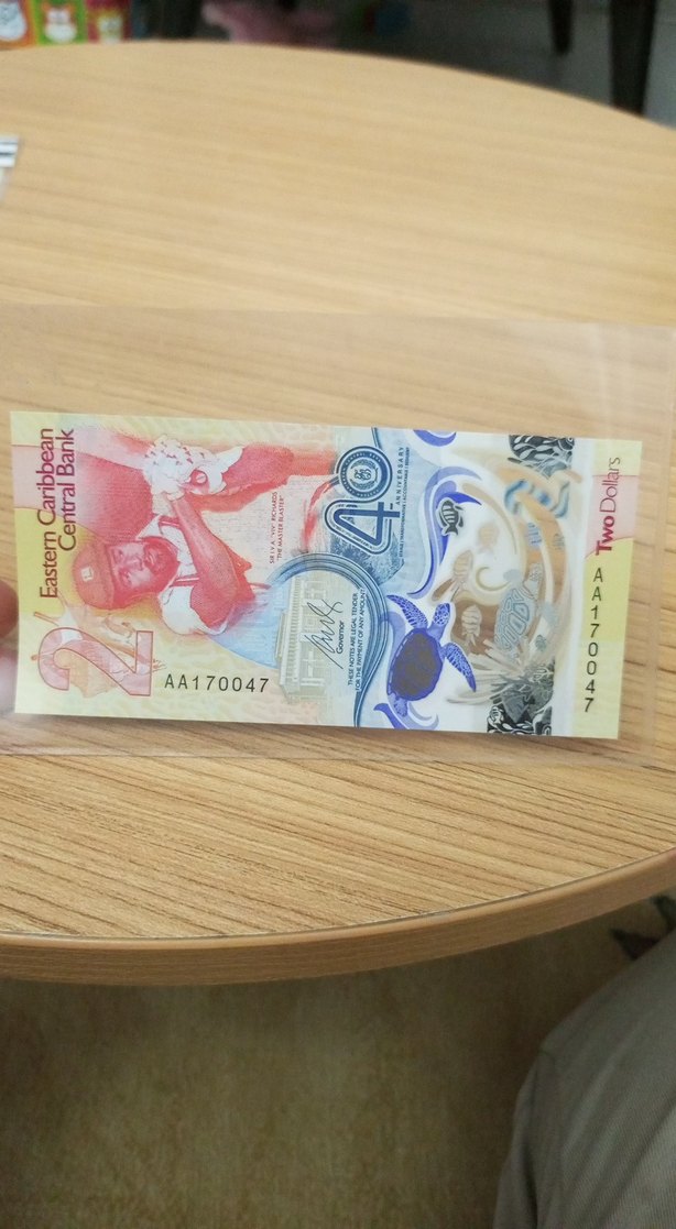 Doğu Karayipler Merkez Bankası İki Dolar - Görsel 3