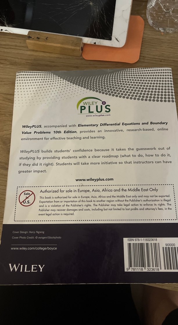 Elementary Differential Equations ve Boundary Value Problems - Görsel 2