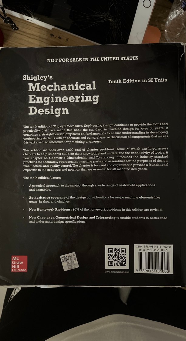 Shigley's Mechanical Engineering Design - Tenth Edition - Görsel 2