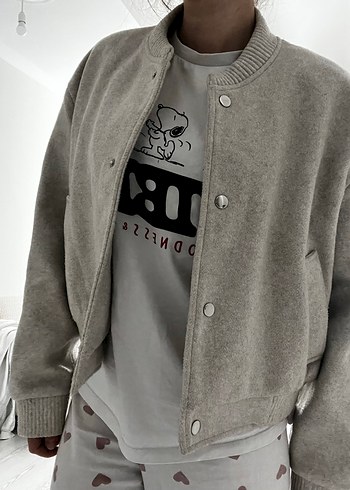 m Beden Zara bomber kaşe ceket