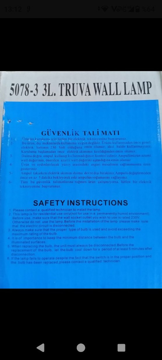 3'LÜ APLİK LAMBA - Görsel 2