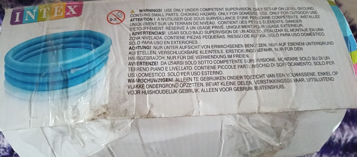 intex Cristal Renkli 3 Bölme Havuz 114 cm - Görsel 2