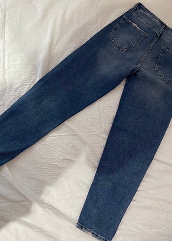 Mavi Normal Boy Kadın Kot Pantolon - Görsel 3