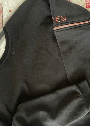 Kadın Siyah Fermuarlı Sweatshirt - Görsel 2