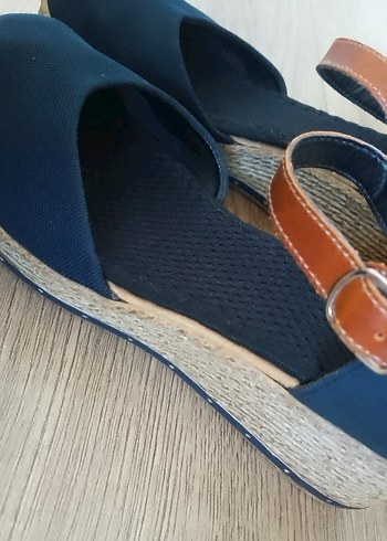 Diğer Mavi Kadın Dolgu Topuklu Ayakkabı