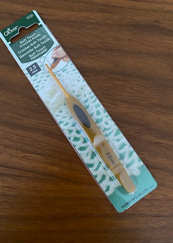 Clover Soft marka 2.5 mm Yumuşak Dokunuşlu Tığ İşi Tığ