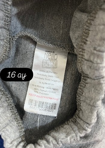HelloBaby Kız Çocuk tayt-pijama toplam fiyatıdır.