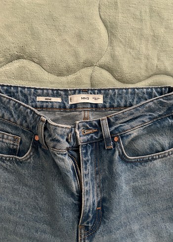 Mango Mango Renkli Rahat Kesim Kadın Denim Pantolon
