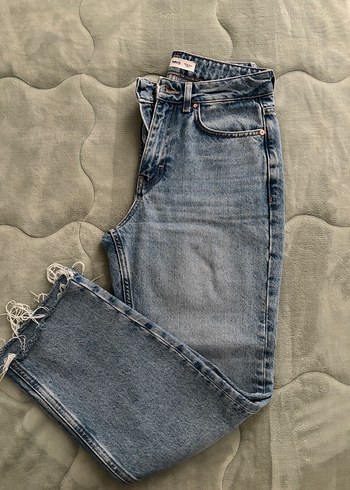 Mango Renkli Rahat Kesim Kadın Denim Pantolon
