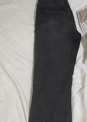 Gri Kadın Denim Regular Fit Jean