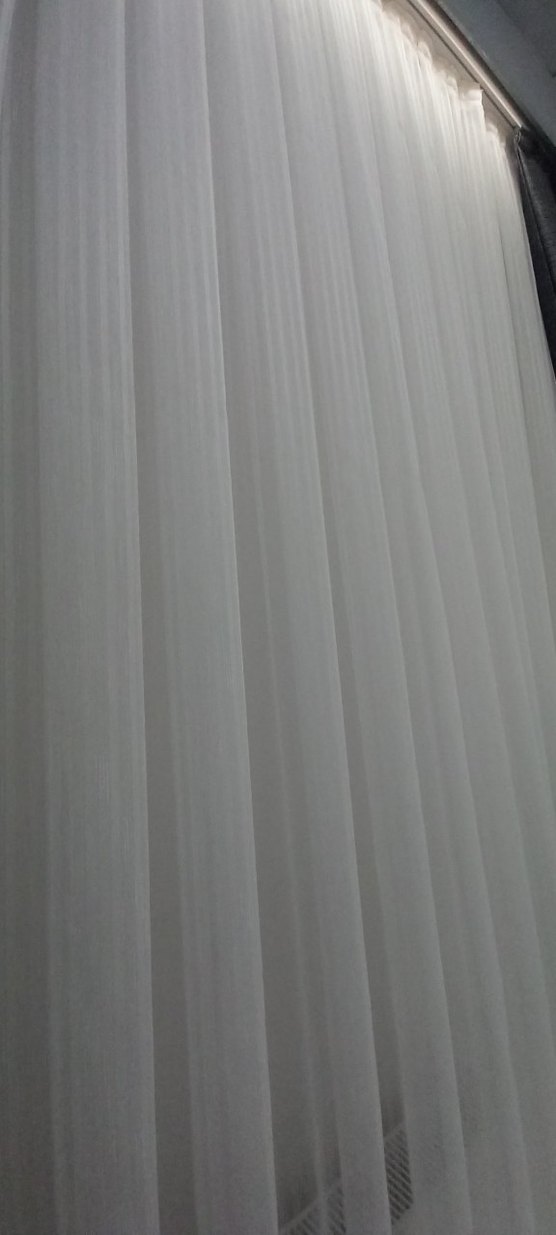 çizgili Beyaz Modern Tül Perde - Görsel 3