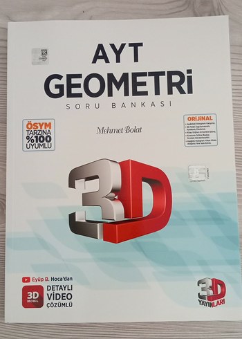 AYT Geometri Soru Bankası 3D Yayınları