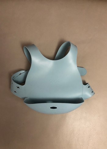 Mavi Silikon Bebek Önlüğü - Görsel 2