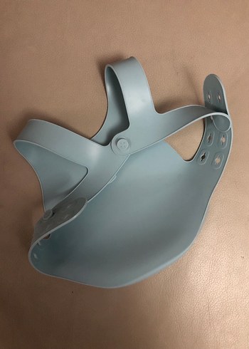 Mavi Silikon Bebek Önlüğü - Görsel 5