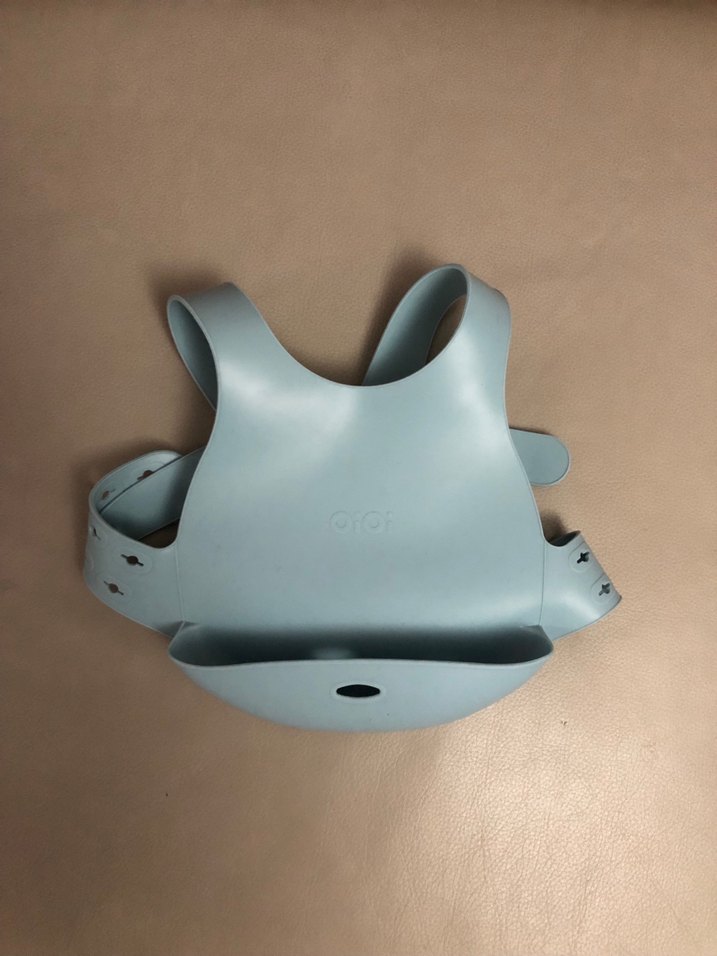 Mavi Silikon Bebek Önlüğü - Görsel 2