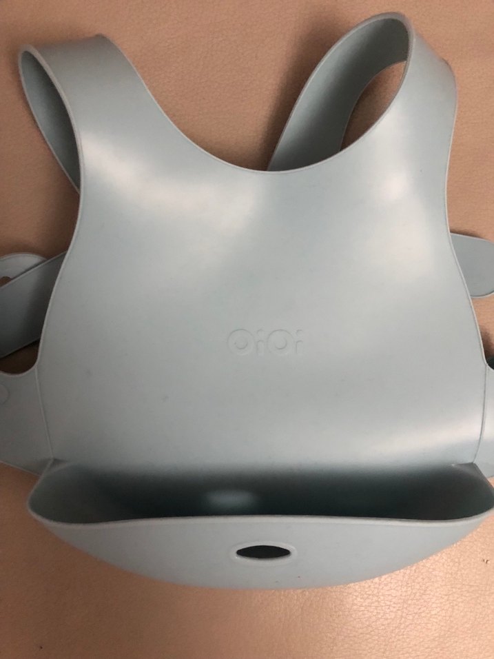 Mavi Silikon Bebek Önlüğü - Görsel 3