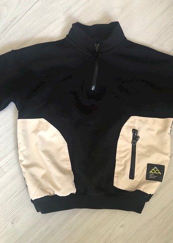 Erkek Çocuk Siyah Sweatshirt - Görsel 3