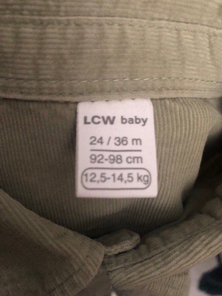 Erkek Çocuk Haki Keten Uzun Kollu Gömlek - Görsel 5