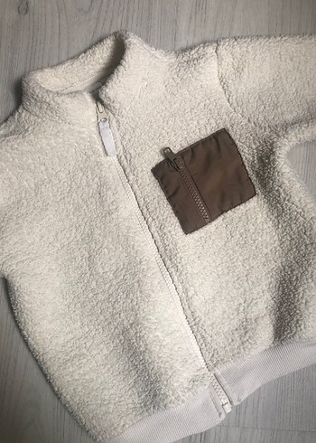 Erkek Çocuk Beyaz Tüylü Ceket - Görsel 2