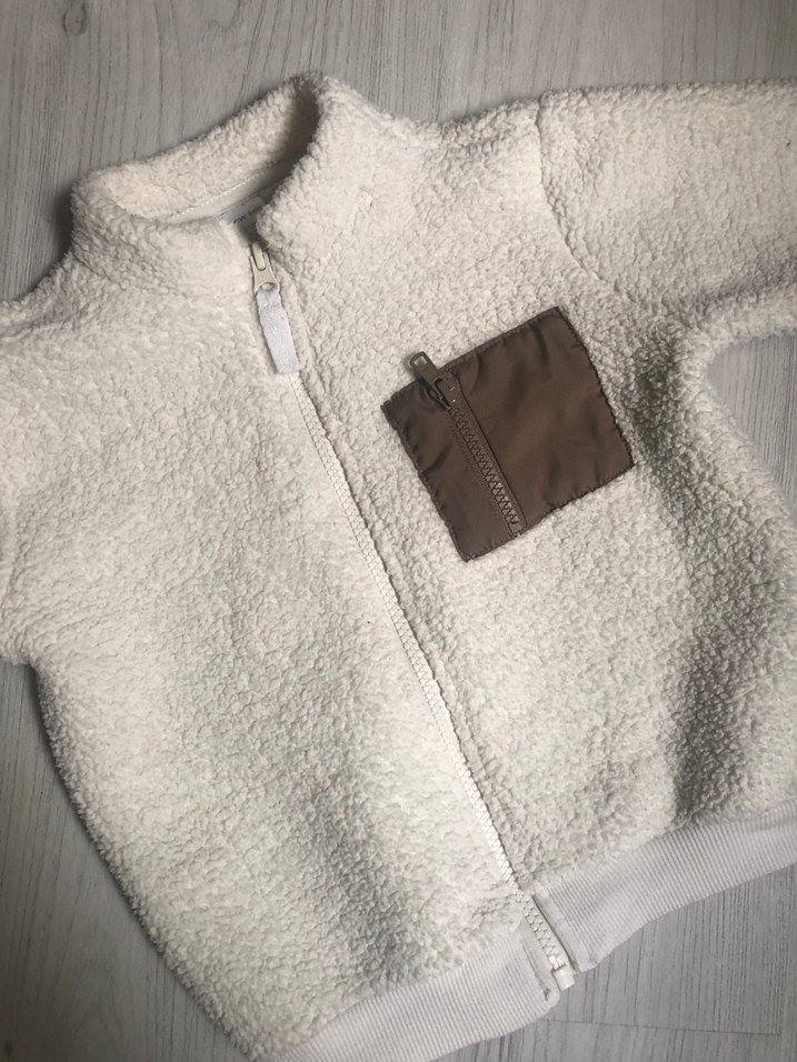 Erkek Çocuk Beyaz Tüylü Ceket - Görsel 2