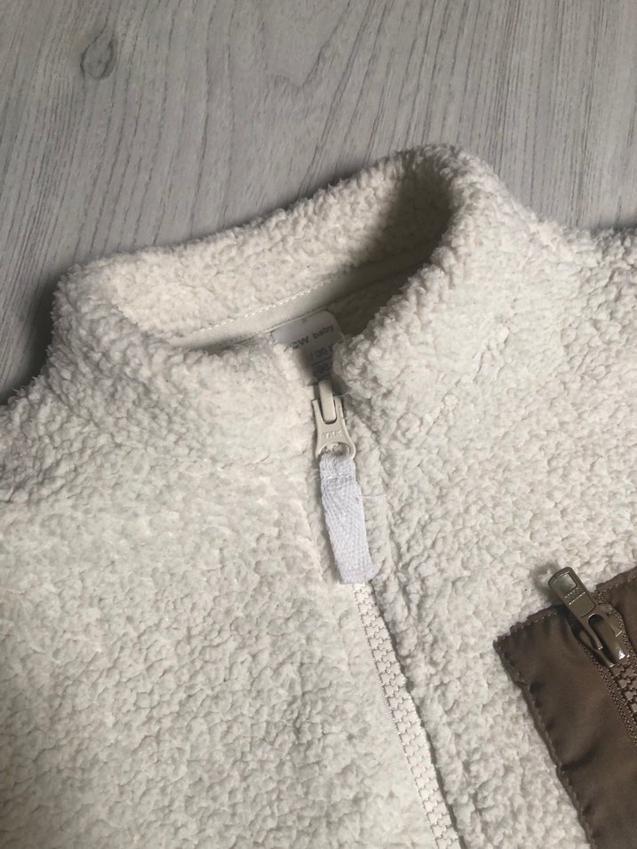 Erkek Çocuk Beyaz Tüylü Ceket - Görsel 4