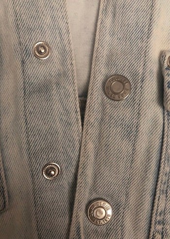 Zara Kapüşonlu Denim Ceket - Görsel 5