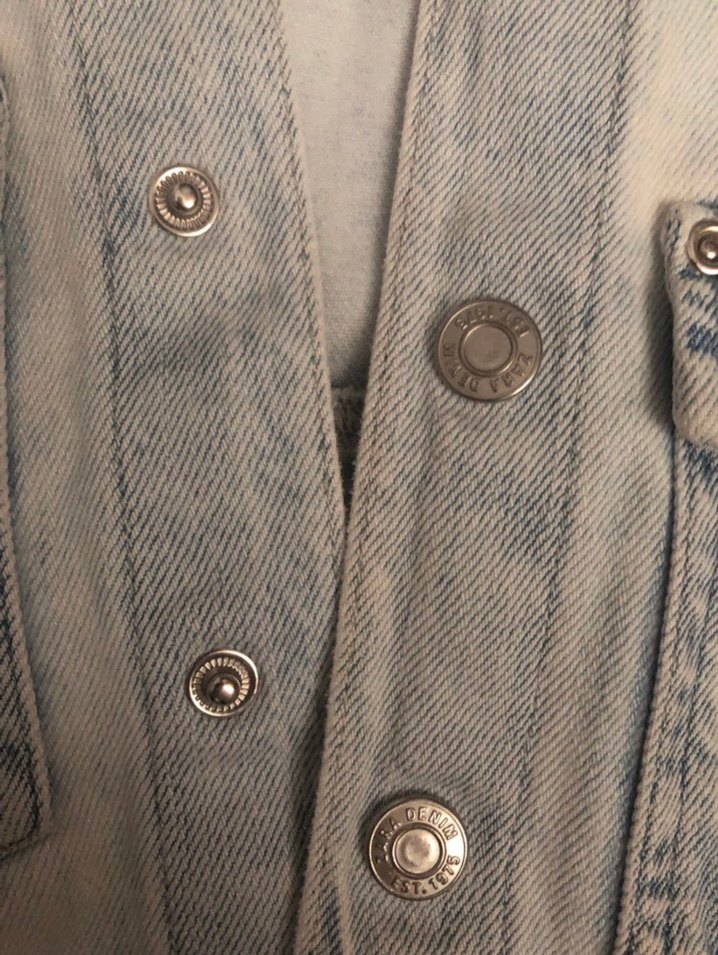 Zara Kapüşonlu Denim Ceket - Görsel 5