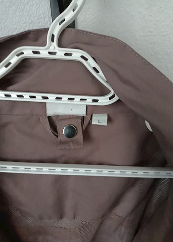l Beden Kadın Uzun Kollu Kahverengi Spor mont