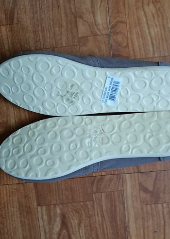 Gri Keten Kadın Espadril - Görsel 4