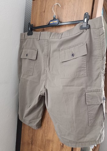 Gri Kemerli Erkek Bej Şort - Görsel 6