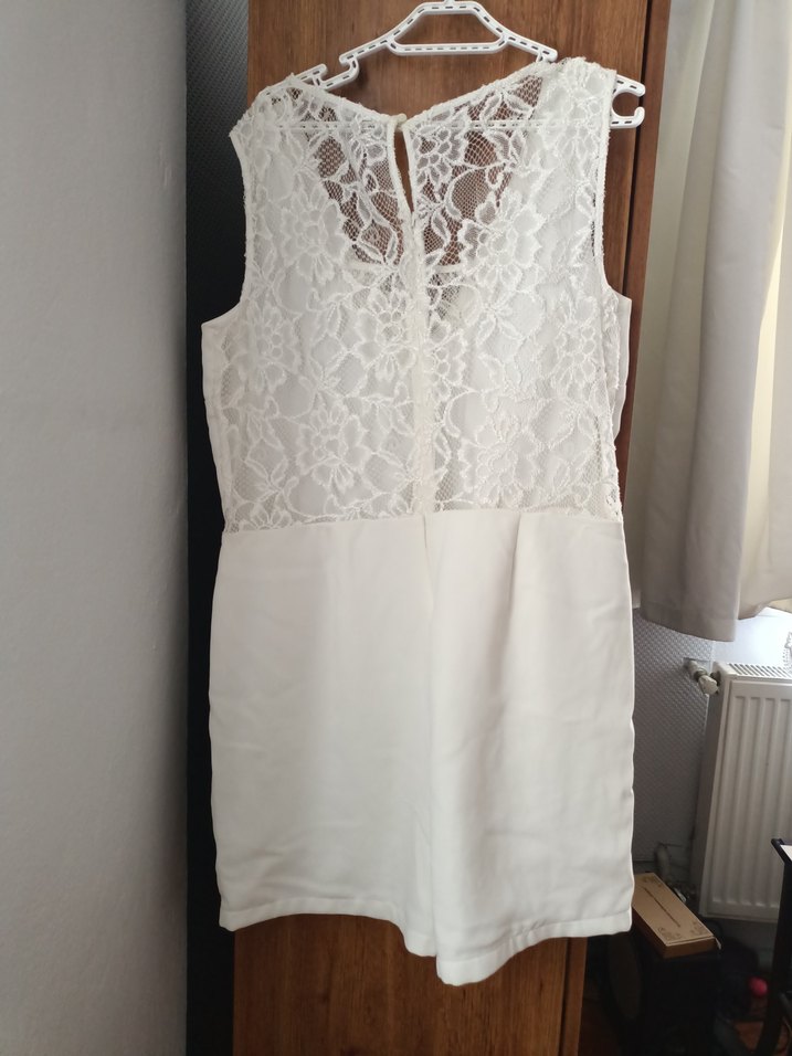 V Yaka Dantel Detaylı tulum - Görsel 2