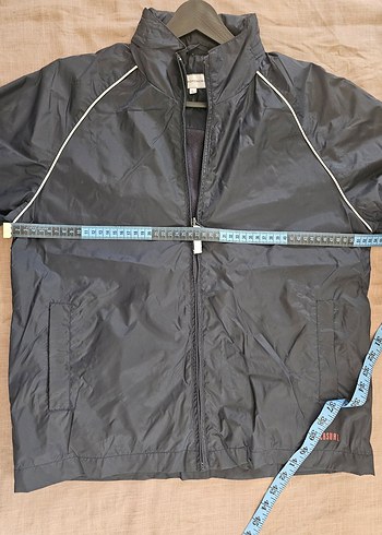 Kadın Lacivert yağmurluk mont - Görsel 6